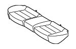89150A7240 - Body: Seat Cushion Pad for Kia: Forte Koup Image