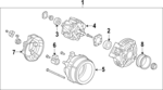 31108RAAA01 - : Stator for Honda: Element Image