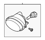26155EA525 - : Fog Lamp Assembly for Nissan: Frontier, Pathfinder Image