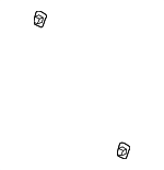 729960E010A0 - Body: Seat Back Panel Cap for Lexus: GX470, RX330, RX350 Image