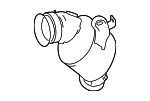 2044918136 - Exhaust: Converter for Mercedes-Benz Image