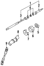 26062281 - Steering: Shaft Assembly for Oldsmobile: 88, LSS, Regency | Pontiac: Bonneville Image