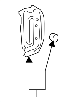 23323161 - : Rear Passenger Side Shock Absorber Upper Mount Reinforcement with Spacer for Cadillac: ATS, CTS | Chevrolet: Camaro Image