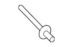 7554751021 - Body: Side Molding Rivet for Lexus Image
