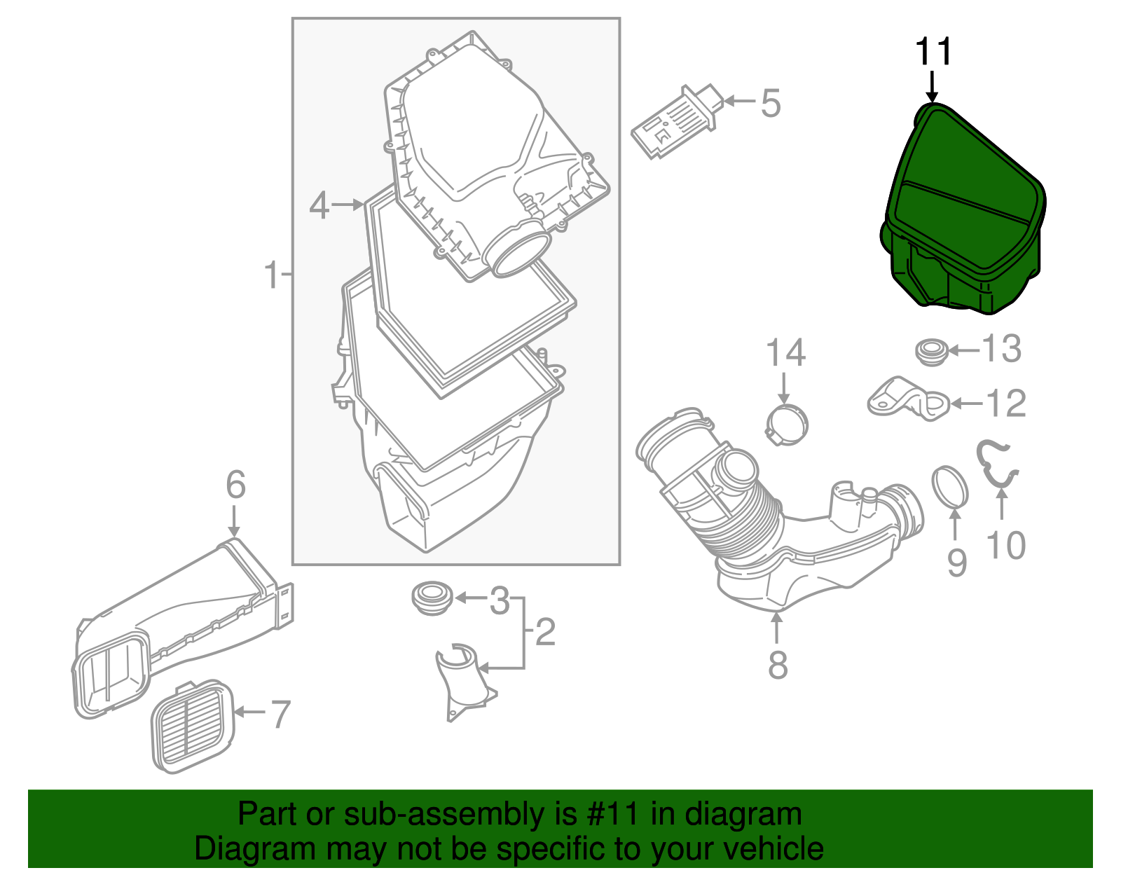 Genuine BMW 13-71-8-635-110 | Resonator | FREE Shipping on