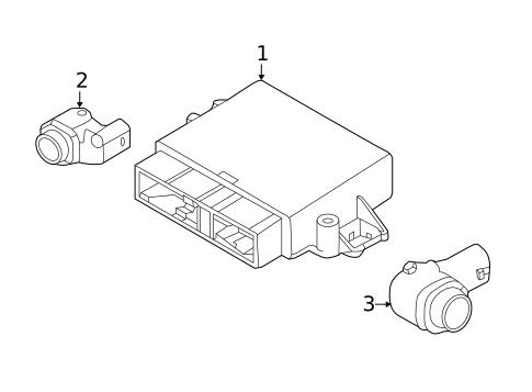 Electrical Components for 2022 Land Rover Range Rover Velar #1