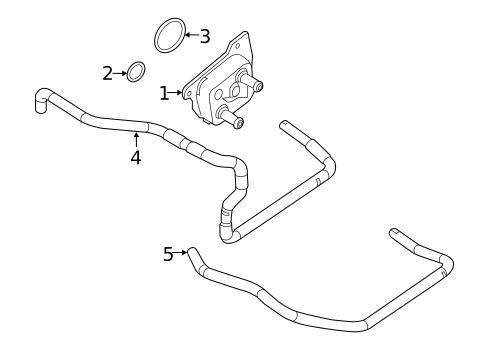 Oil Cooler for 2019 Nissan Rogue #0