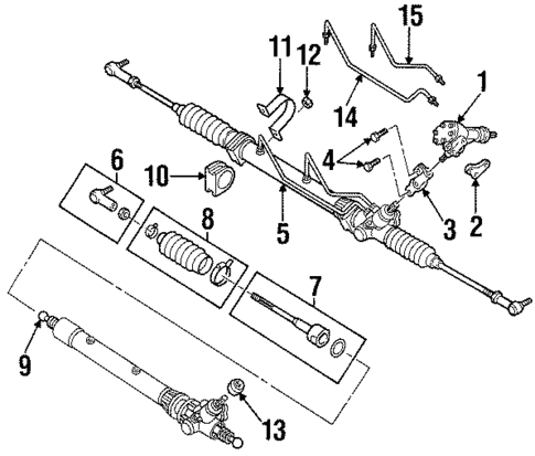 Steering Gear & Linkage for 2001 Isuzu Rodeo Sport #0