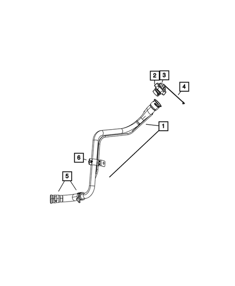 Fuel Tank Filler Tube for 2008 Chrysler Sebring #0