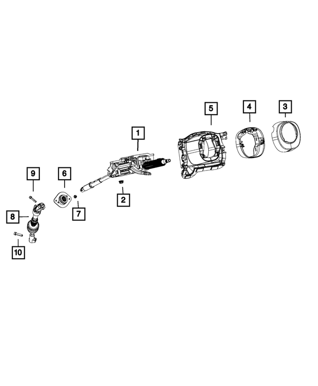 5YP11RN8AF - : Steering Column Gap Cover for Mopar Image