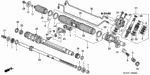 53434S5A003 - Chassis: CLIP, STEERING TIE ROD for Honda Image
