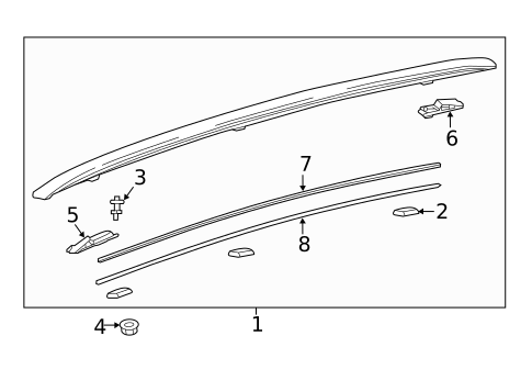Luggage Carrier for 2016 Lexus RX450h #0