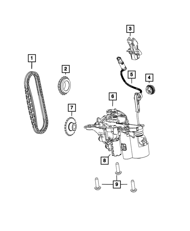 68605068AB - : Engine Oil Pump for Mopar Image