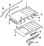 763211B030 - : Roof Rail for Nissan: Quest Image