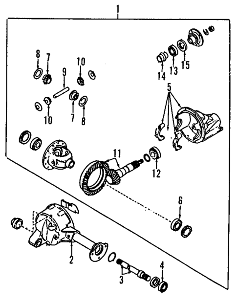 Front Axle for 1989 Mazda B2200 #0