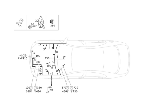 Engine Cable Harness, Body Mounted for 2005 Mercedes-Benz E320 #0