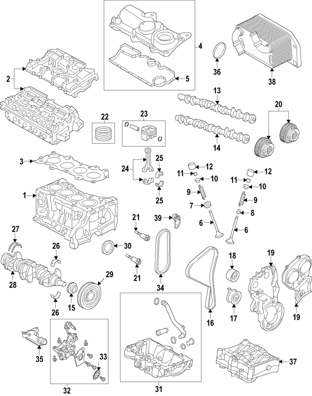 31480441 - : Solenoid for Volvo: S60, S60 Cross Country, S80, S90, V60, V60 Cross Country, V90, V90 Cross Country, XC40, XC60, XC70, XC90 Image