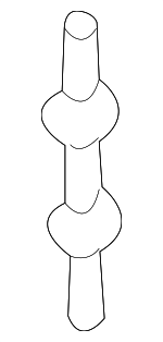 BC1D58265 - Body: Check Strap Pin for Mazda: 323, 626, 929, Miata, Millenia, Protege, RX-7 Image