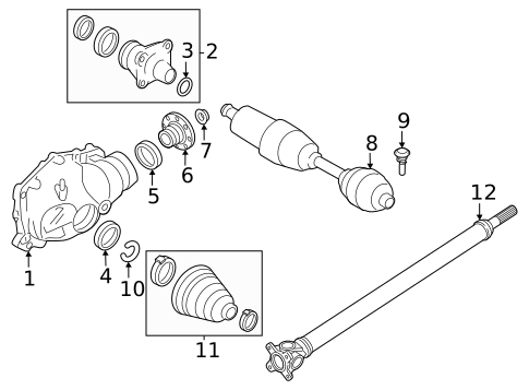 Carrier & Front Axles for 2015 BMW 328i #10