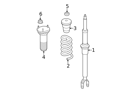 Shocks & Components for 2011 Mercedes-Benz R 350 #0