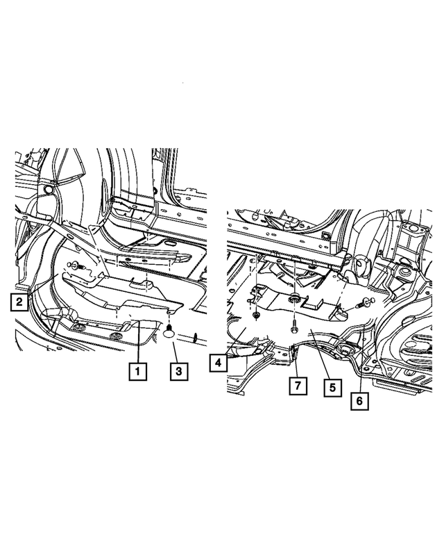 « 4806452AA – Body Sheet Metal Except Doors : Boîte De Couple Ecran, Côté Droit pour Mopar Image »