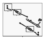48001ET80A - : Steering Gear for Nissan Image