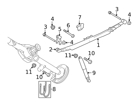 Rear Suspension for 2016 Ram 3500 #0