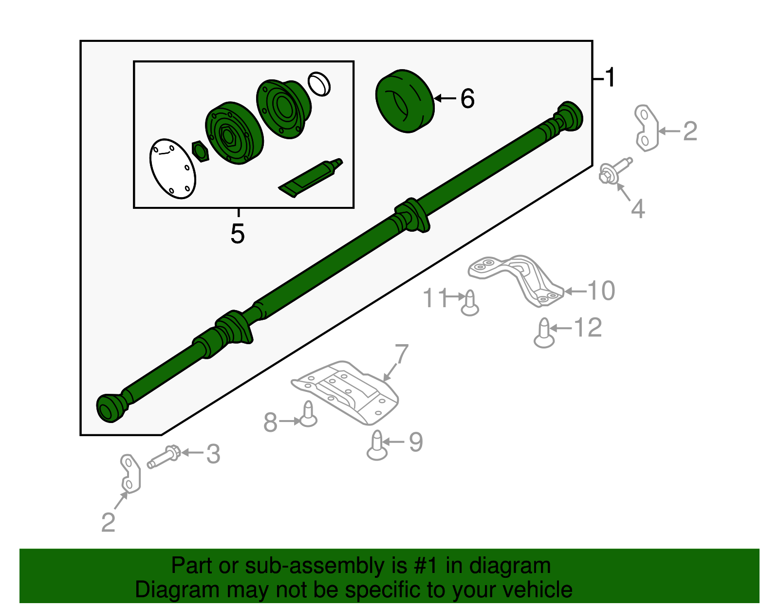 2016-2017 Volvo XC90 Drive Shaft 32339136 | OEM Parts Online
