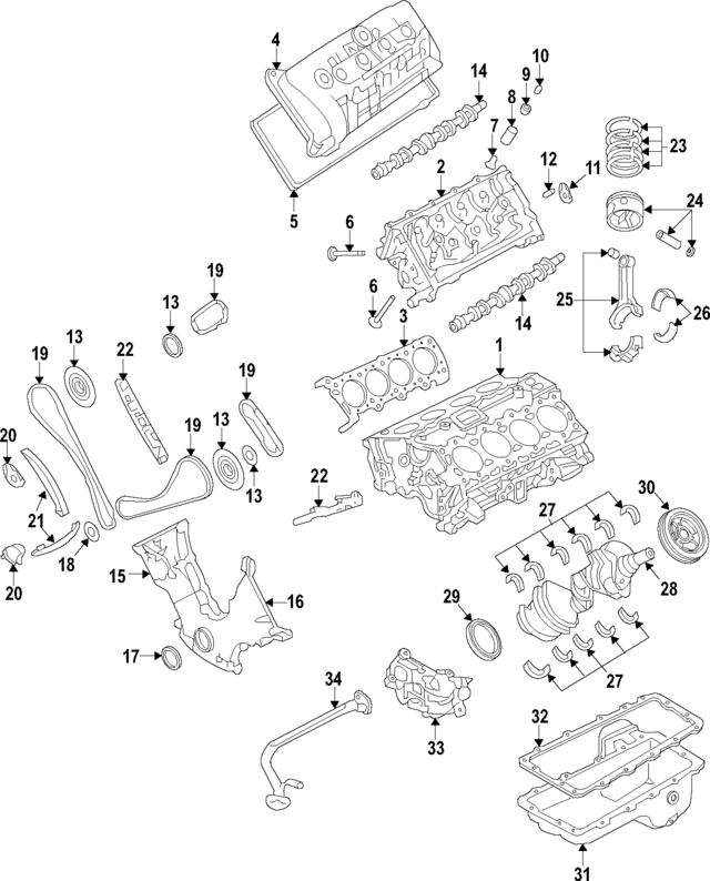TCRK14 - Engine: Motorcraftâ„¢ Timing Chain for Ford Image
