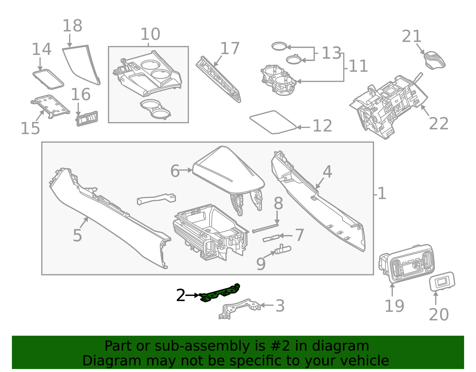 58995-62010 - Front Bracket 2021-2025 Toyota Mirai | Toyota Marin Parts