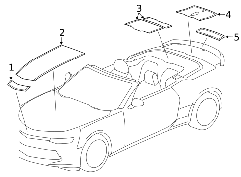 Stripe Tape for 2022 Chevrolet Camaro #1