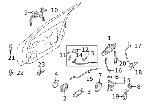 Front Door for 2004 INFINITI I35 #0