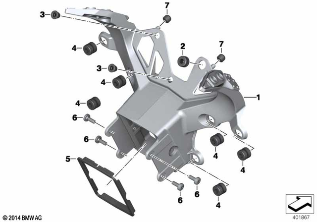 46637715900 - : Gasket                    for BMW-Motorrad Image