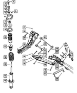 5105949AA - Rear Suspension: Suspension Strut Cap for Mopar Image