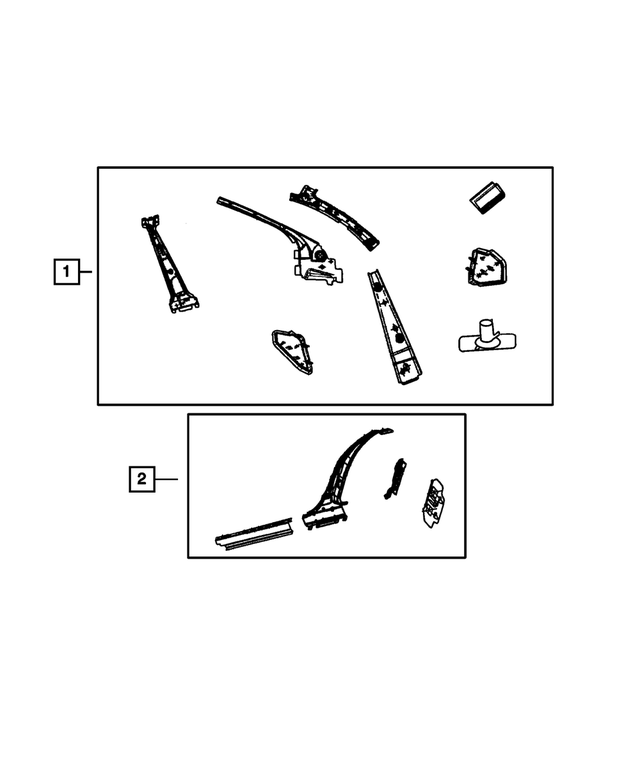 5066269AA - : Body Side Aperture Reinforcement, Left for Mopar Image