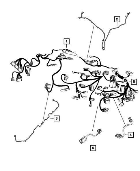 Wiring-Instrument Panel for 2014 Chrysler 300 #0
