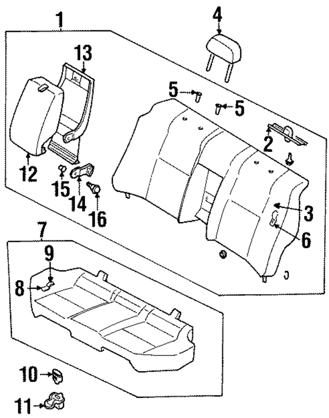 883000L902 - Body: Seat Cushion for Infiniti Image