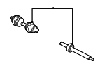 36051049 - Front Drive Axle: Axle Assembly for Volvo: XC90 Image