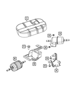 6106283AA - Fuel: Hex Flange Head Bolt, Mounting for Mopar Image