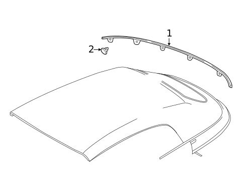 Exterior Trim - Convertible Top for 2015 Volkswagen Beetle #0