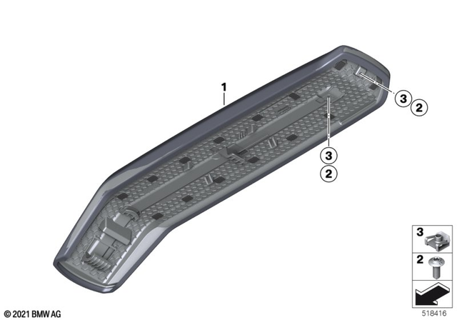 52539445314 - Seats and Seat Bench: Bench Seat - Black/gray for BMW-Motorrad Image