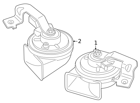 Horns for 2022 BMW i4 #0