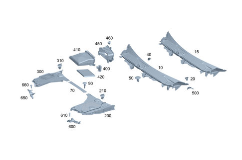 Water Deflector with Intake Bowl for 2025 Mercedes-Benz AMG GT 55 #0