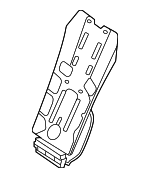 2958000200 - Body: Pad for Mercedes-Benz Image