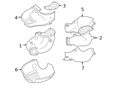 Exhaust Manifold for 2004 Subaru Baja #0