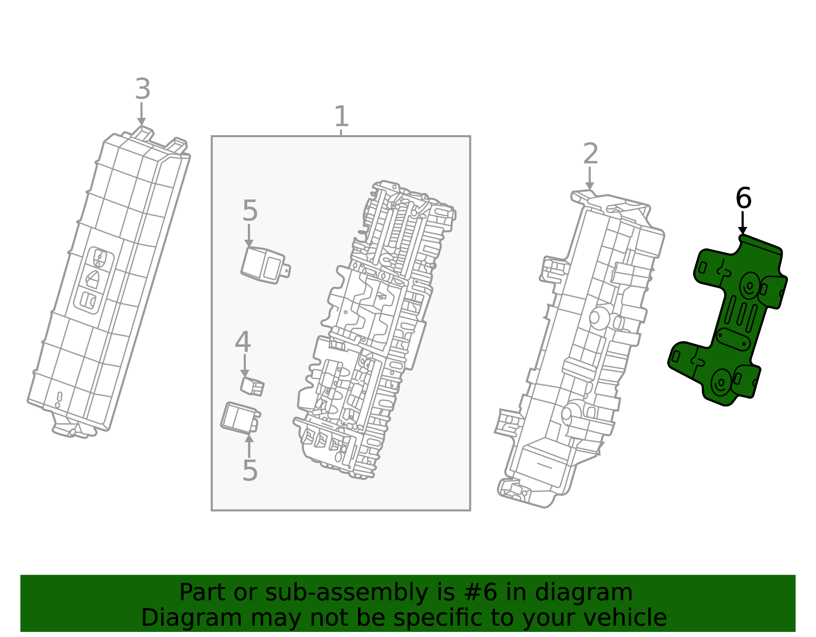 2020-2026 Chevrolet Corvette Rear Body Fuse Block Bracket 84173167 ...