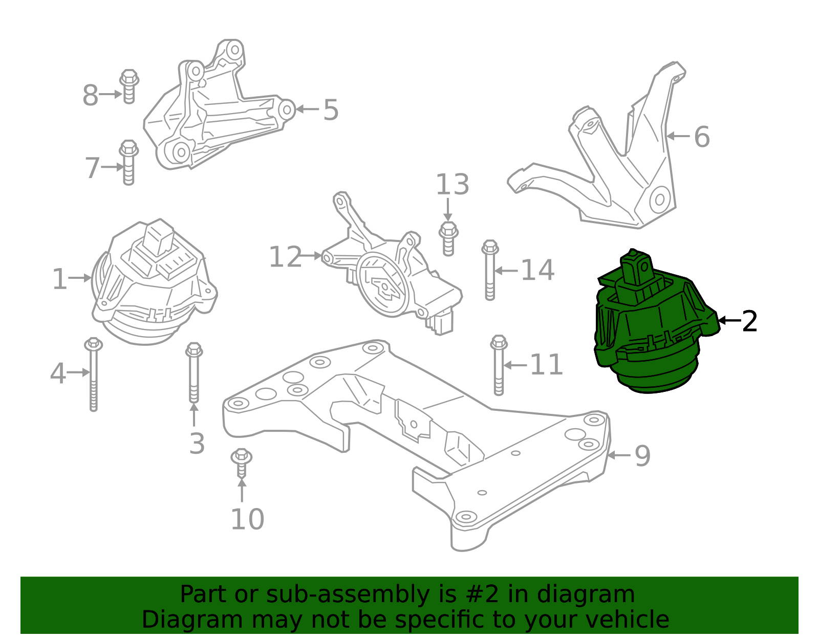 Engine Mount - OEM Vibration Isolator for BMW | AutoNation Parts