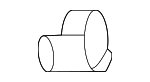LR165498 - Body: Mud Guard Nut for Land-Rover Image image