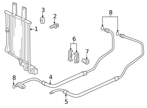 Trans Oil Cooler for 2002 BMW Z3 #0