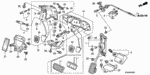 17800SDBA01 - Chassis: PEDAL ASSY., ACCELERATOR for Honda Image